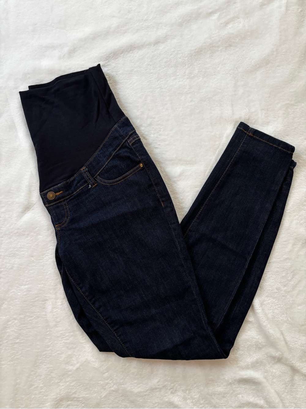 Thyme maternity dark wash jeans